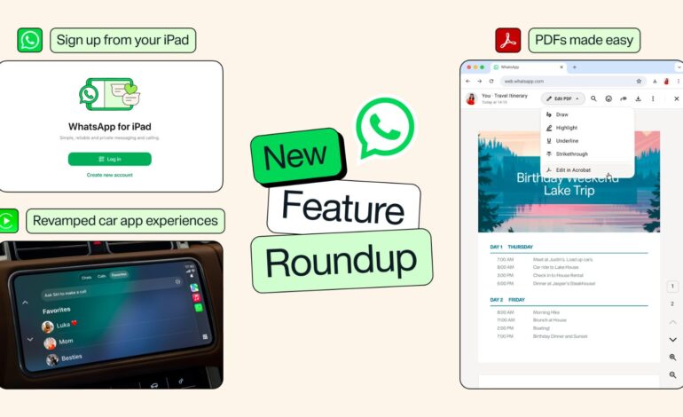 Adobe integration with WhatsApp lets you edit PDFs without leaving messaging platform | Technology News