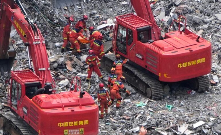 ‘No signs of life’ as China landslip toll rises to 14