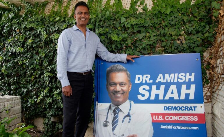 Indian-American Amish Shah wins Democratic congressional primary from Arizona