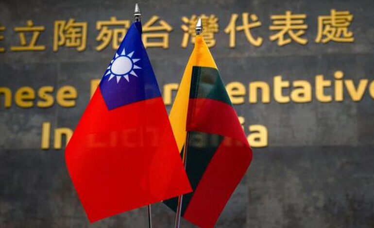 Lithuania PM Mindaugas Sinkevicius says allowing Taiwan’s de-facto embassy was ‘maybe too brave’