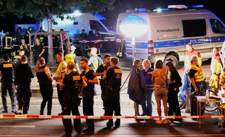 At least one killed, 16 others injured as van slams into people gathered for Berlin’s LGBTQIA+ event