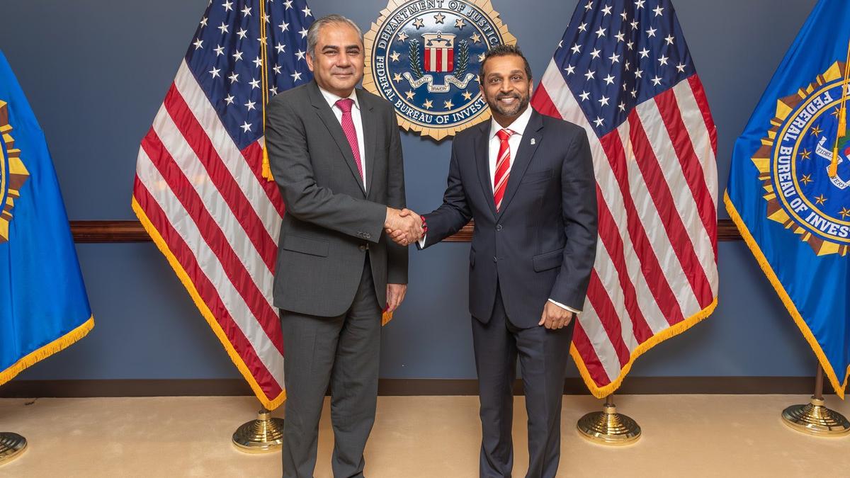 Pakistan Minister Naqvi meets FBI Director Kash Patel