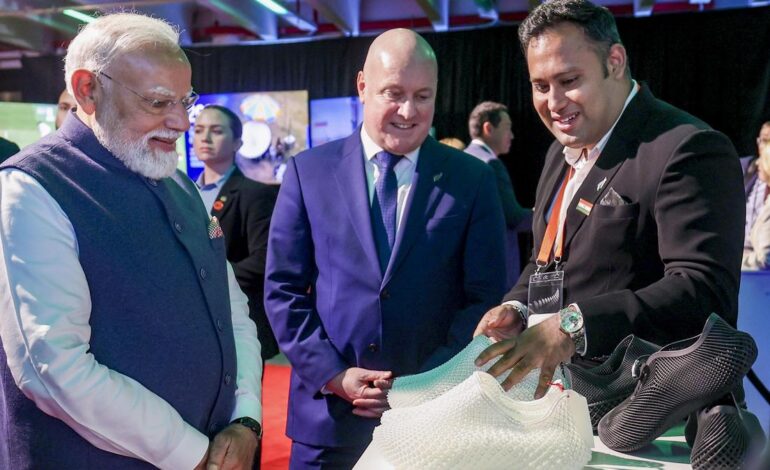 PM Modi tours New Zealand sports innovation showcase