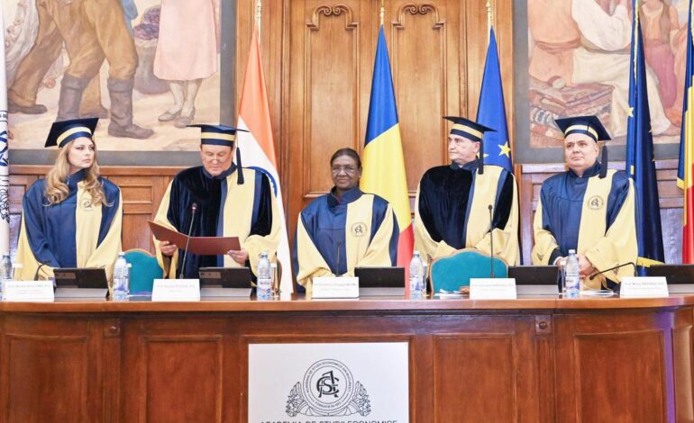 President Murmu lauds Indian diaspora in Romania, calls them true representatives of India