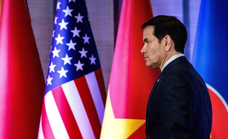 Rubio, Lavrov discussed Ukraine war in Manila, Moscow says
