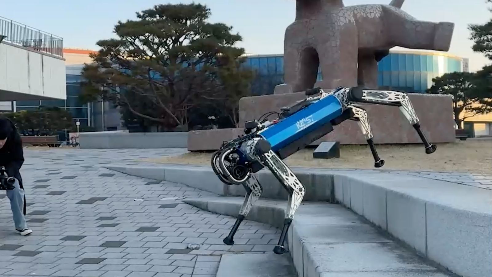 Robot dog adapts to terrain without human control, leaps and climbs stairs | Technology News