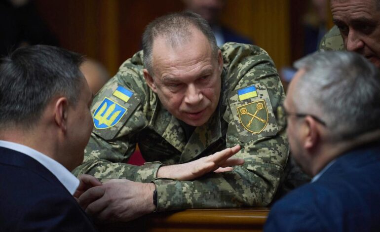 Zelenskyy sacks Army Chief Syrsky after days of protests