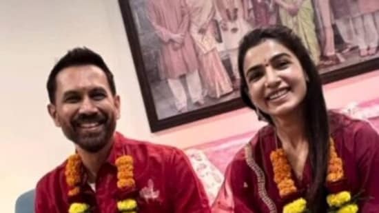 Samantha Ruth Prabhu’s intimate baby shower photos melt hearts as she and Raj Nidimoru prepare for parenthood. See pics