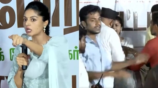 What does student protest have to do with Jana Nayagan? Sanam Shetty booed, called ‘joker’ for bringing up Vijay’s film