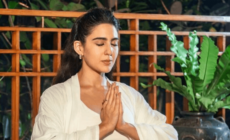 Supta baddha konasana is the yoga pose that may help you feel less bloated after meals