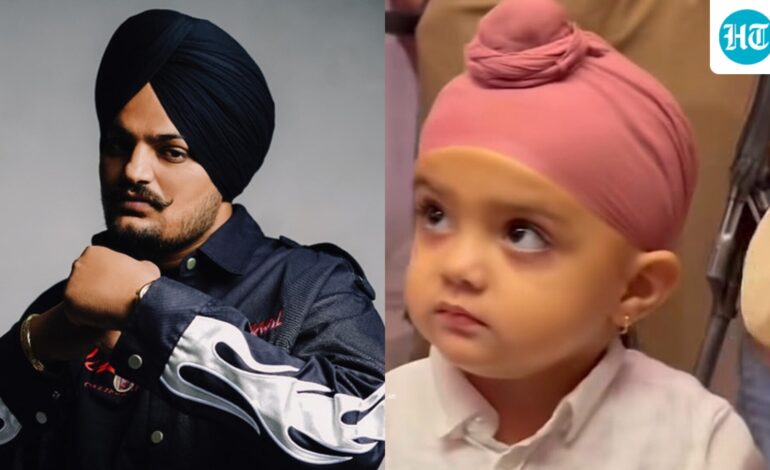 Sidhu Moose Wala’s little brother Shubhdeep melts hearts in rare public appearance with parents, fans say ‘chota Sidhu’
