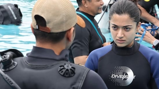 Rashmika Mandanna leads India’s 1st female-led underwater fight sequence for Mysaa, shoots 20 hours without body double