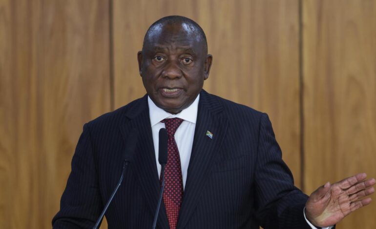 South Africa halts impeachment against President Cyril Ramaphosa over stolen cash inquiry