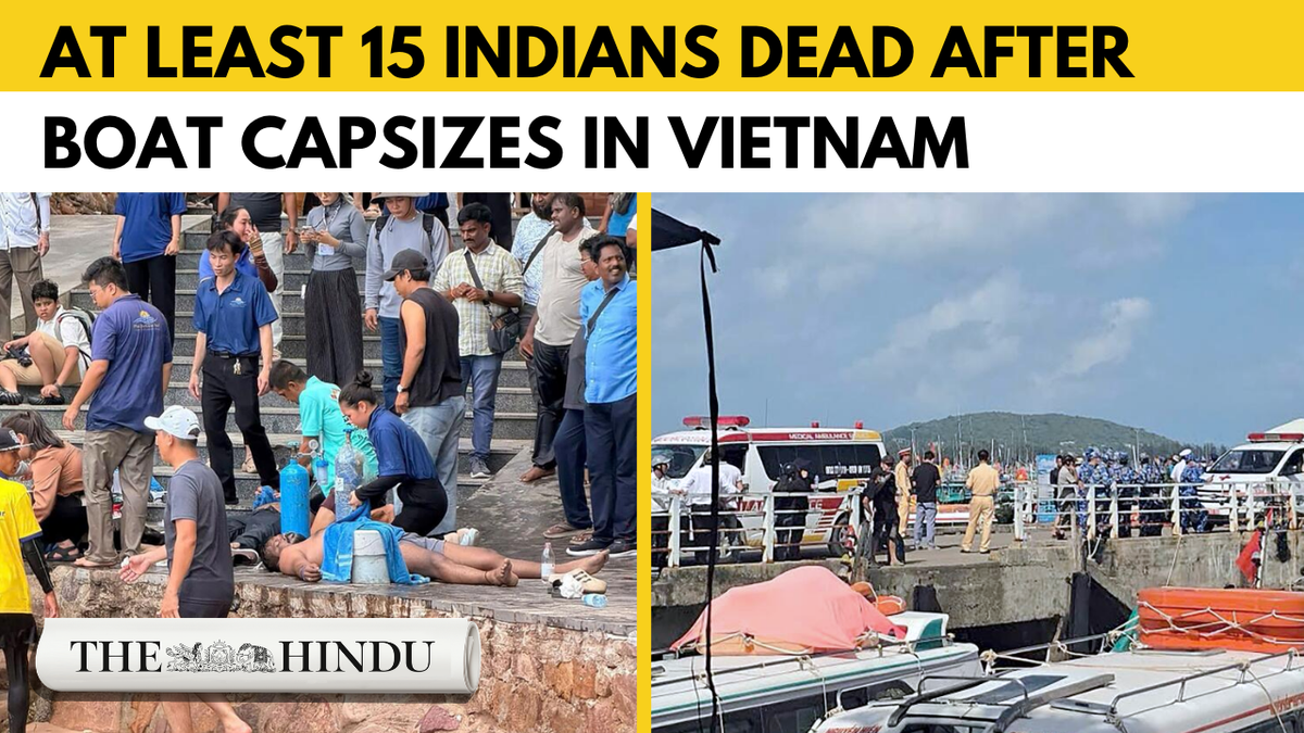 Watch: Boat carrying Indians capsizes in Vietnam; search under way