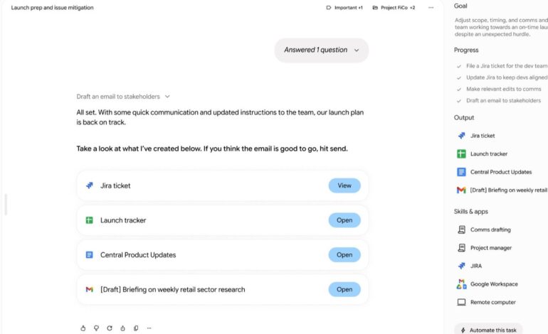 Google launches Gemini Spark, a 24/7 personal AI agent, in India | Technology News