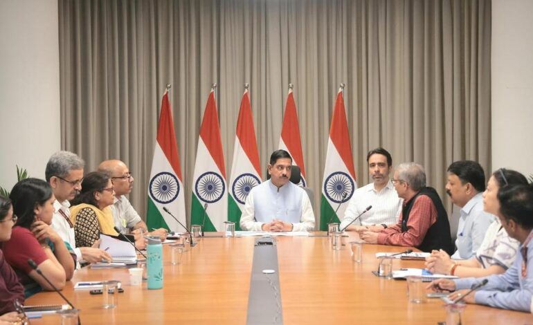 Prahlad Joshi takes charge as Education Minister after resignation of Dharmendra Pradhan
