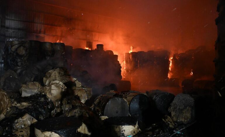 Oil mill gutted in massive fire in Kerala’s Kozhikode