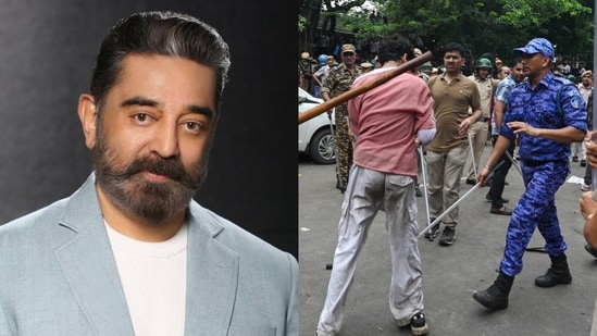 Kamal Haasan slams lathicharge on student protesters: ‘Children were met with barricades and batons’