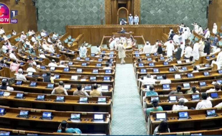 Parliament Monsoon Session Day 6 LIVE: Lok Sabha adjourned till 12 p.m. amid Opposition sloganeering