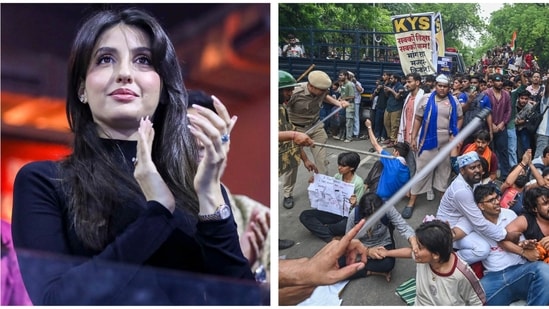 Nora Fatehi praises students’ resilience, says her heart aches for families of children who died by suicide