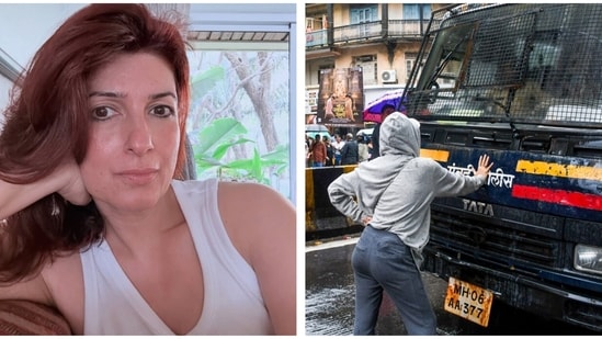 Twinkle Khanna speaks out on CJP protests, posts pic of Rhiya Ahir who stood in front of Mumbai Police van