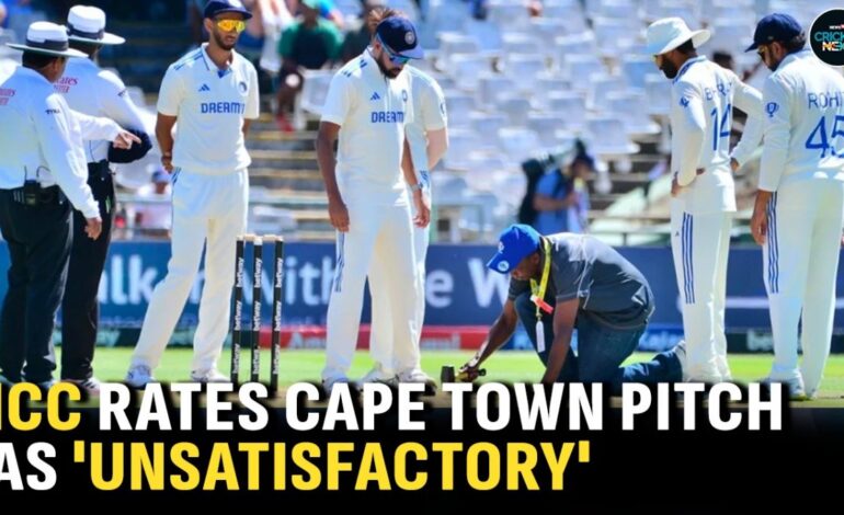 IND vs SA, 2nd Test: ICC Rates Newlands Pitch as Unsatisfactory