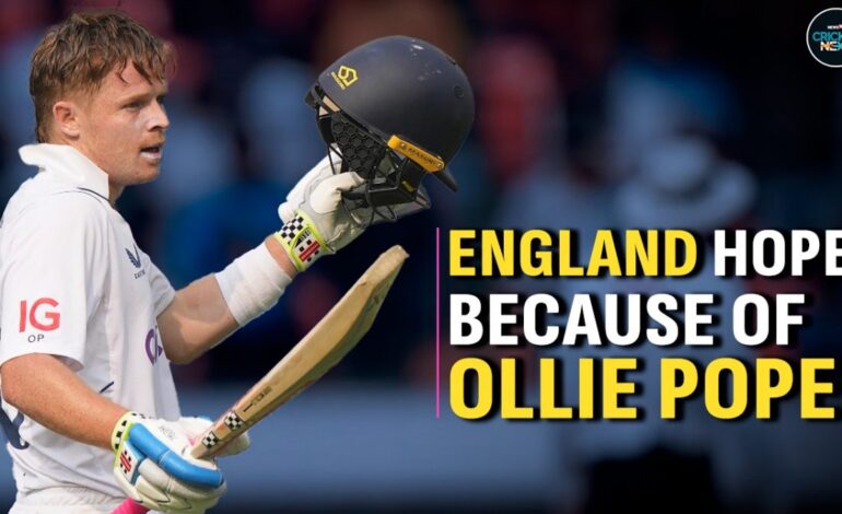 IND vs ENG, 1st Test: Ollie Pope Sweeps India Away From Victory