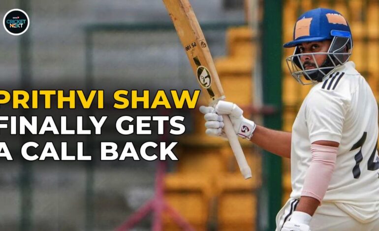 Prithvi Shaw Set To Make His Comeback, Added To Mumbais Ranji Trophy squad