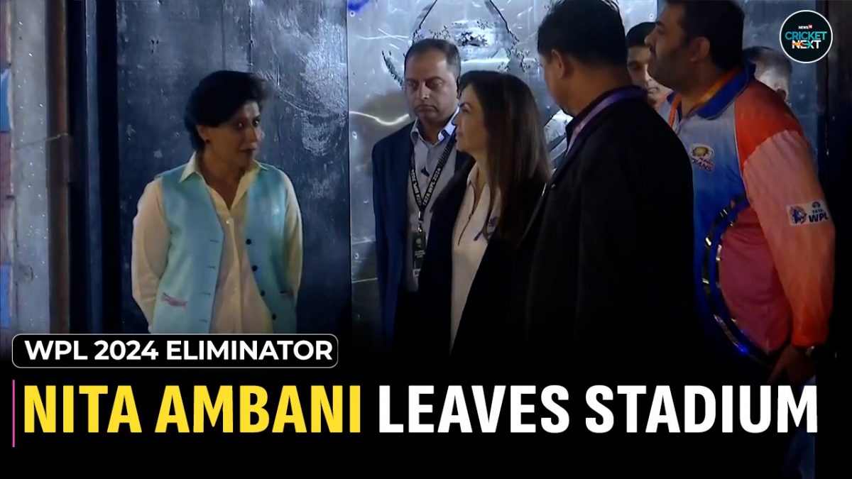 MI Owner Mrs. Nita Ambani Leaves Arun Jaitley Stadium After MI vs RCB WPL 2024 Eliminator Match