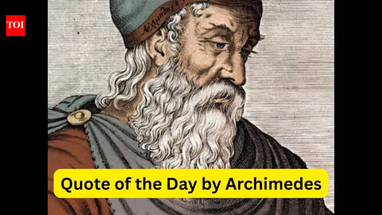 Quote of the day by Archimedes: ‘Give me a place to stand, a lever long enough and a fulcrum on which to place it, and I shall move the World’, and how to find your own fulcrum