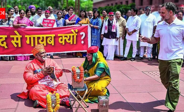 Amid opposition protest, Lok Sabha passes births & deaths bill | India News