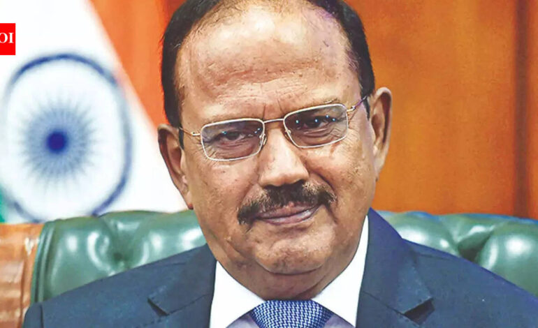 NSA Ajit Doval receives Lokmanya Tilak National Award for national security contribution | India News