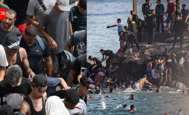 ‘Go that way’: Migrants say Moroccan authorities directed them towards Spain’s Ceuta