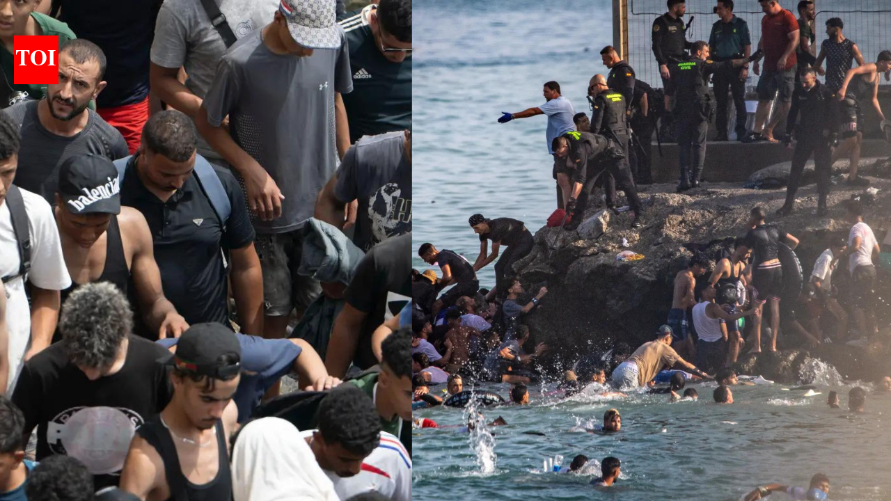 ‘Go that way’: Migrants say Moroccan authorities directed them towards Spain’s Ceuta