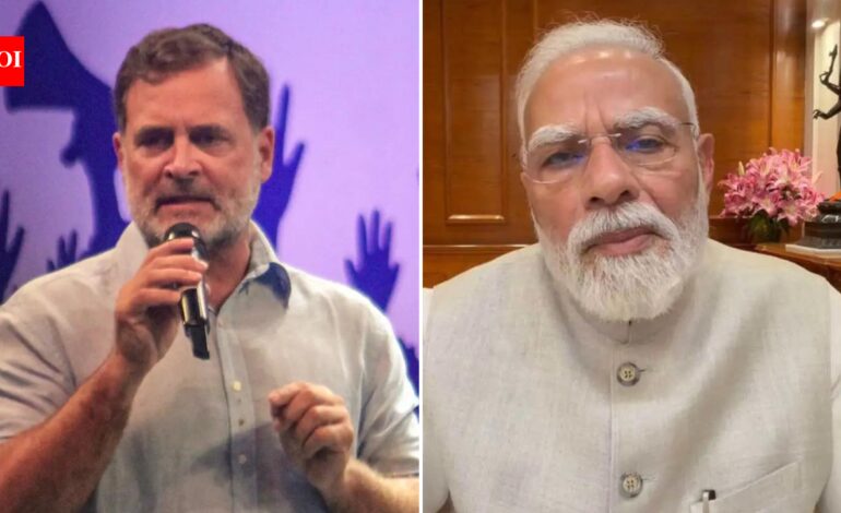 ‘Not met a single parent or student’: Rahul Gandhi slams PM Modi over ‘forgiving’ students video | India News