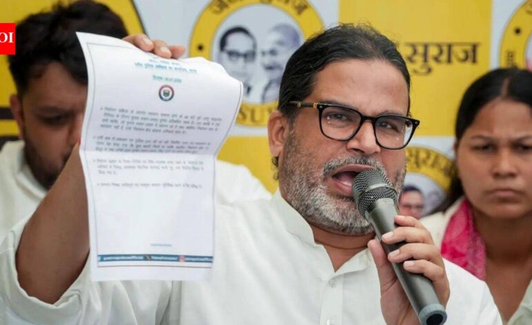 ‘Police powers misused’: Prashant Kishor alleges voter intimidation, files complaint over Bankipur bypoll | India News