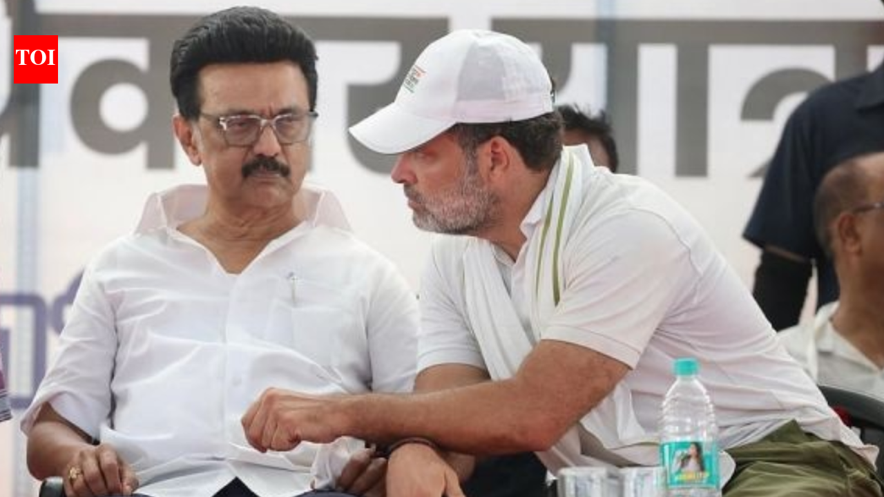DMK slams Congress for ‘trading trust for berths’ | India News