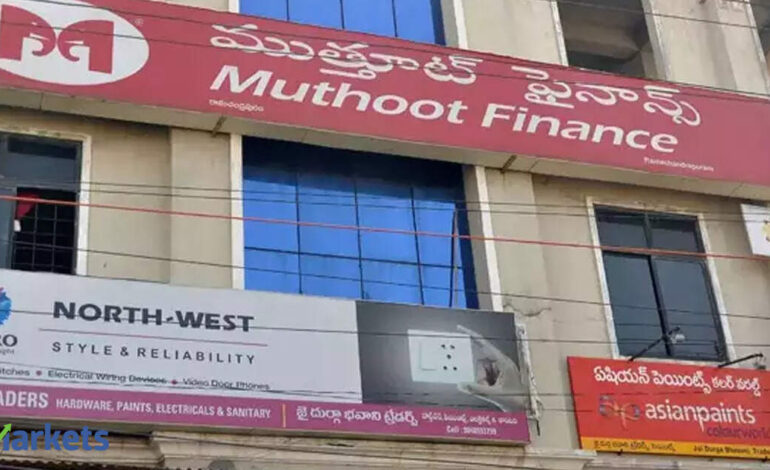 Muthoot Finance shares crash 10% after Q1 results. What Motilal, other brokerages said
