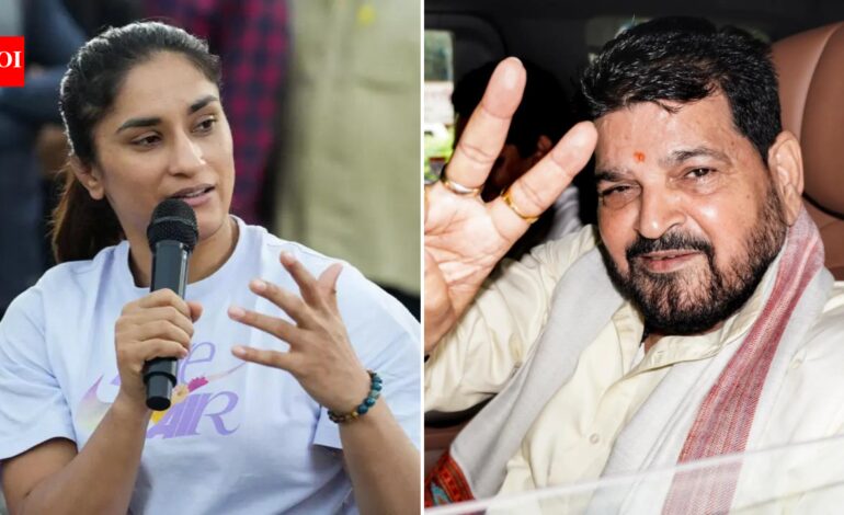 ‘Entire system working to protect Brij Bhushan’: Vinesh Phogat says wrestlers to continue fight | India News