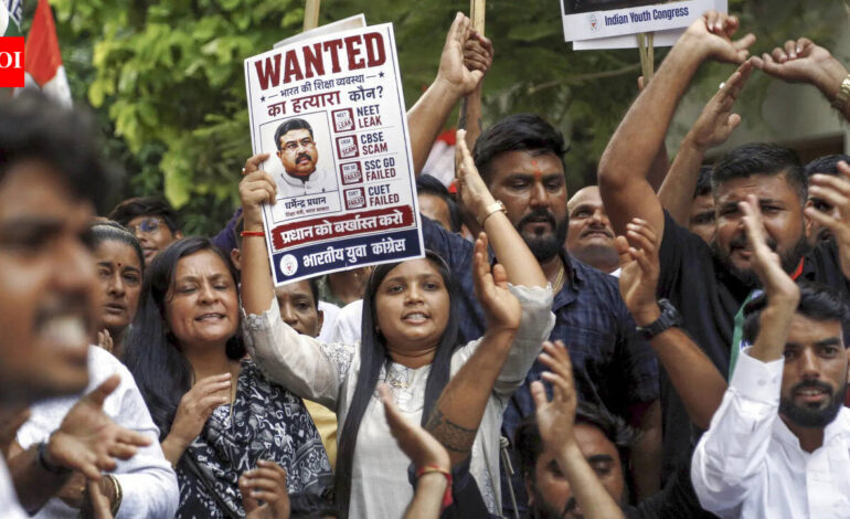 NEET (UG) protests: Gujarat latest BJP-ruled state to order withdrawal of FIRs against demonstrators | India News