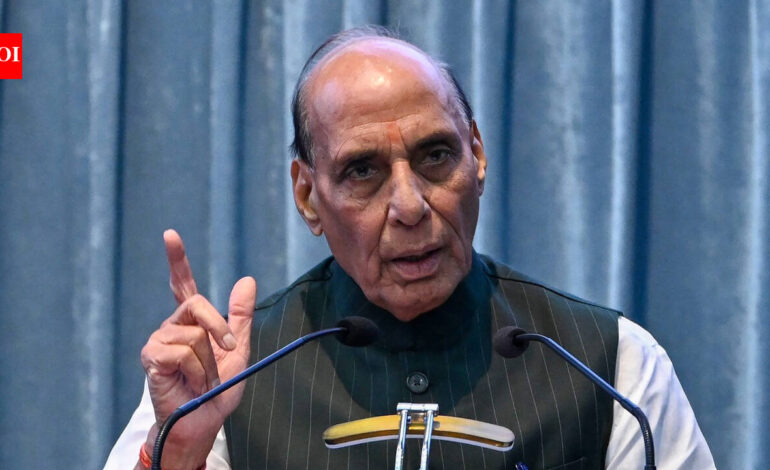 Military-civil integration key to robust def ecosystem to tackle challenges: Rajnath | India News