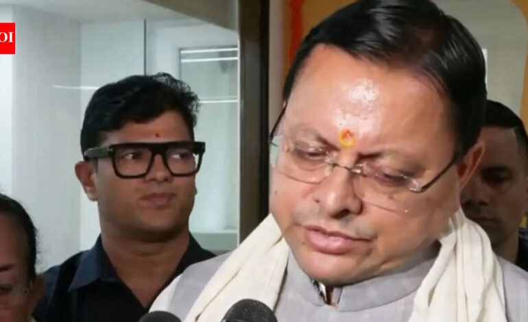 NDA states acted firmly against recruitment scams; opposition failed to curb irregularities: CM Dhami | India News
