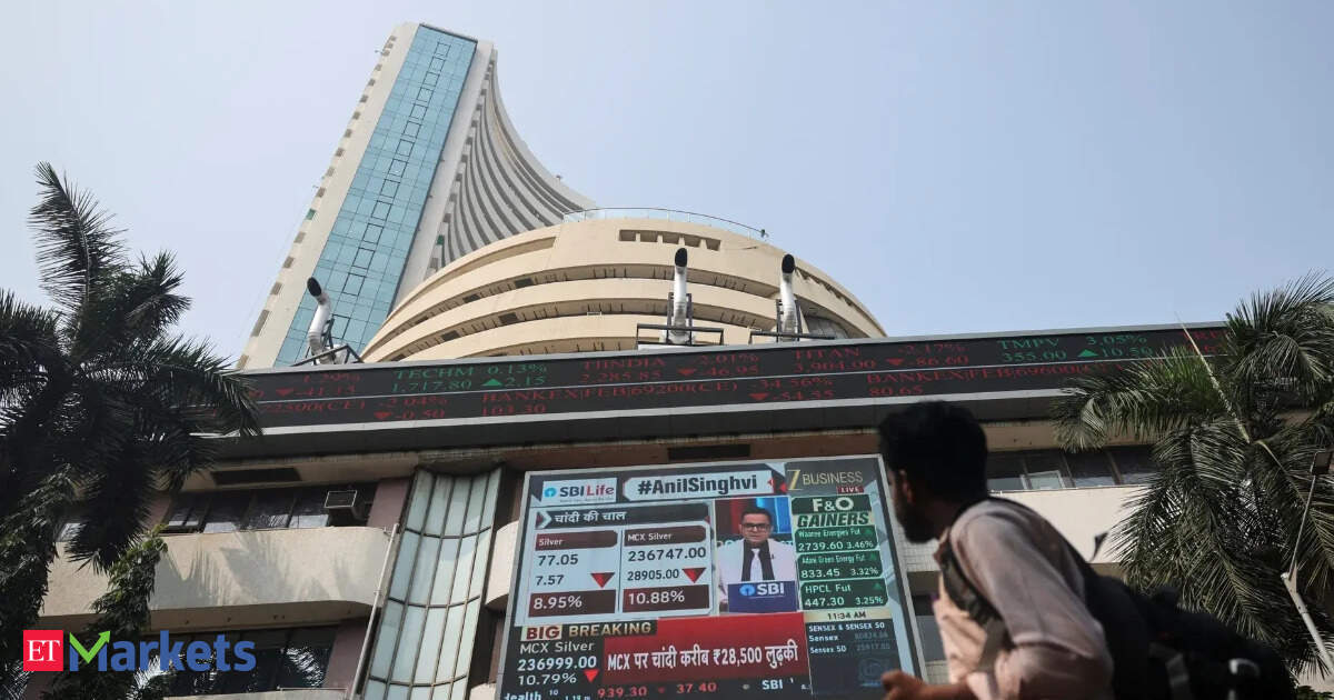 Sensex falls 210 points, Nifty closes below 24,650 as market snaps 4-day gaining streak