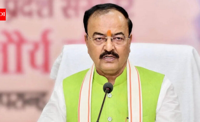 ‘Madrassa pass-outs develop terrorist-like mindset’: UP deputy CM Keshav Maurya | India News