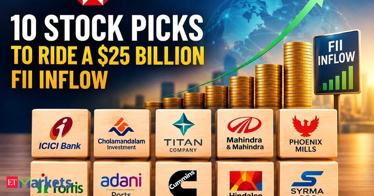 HSBC picks ICICI Bank, Titan, 8 other stocks to ride a potential $25 billion FII inflow as AI trade volatility looms
