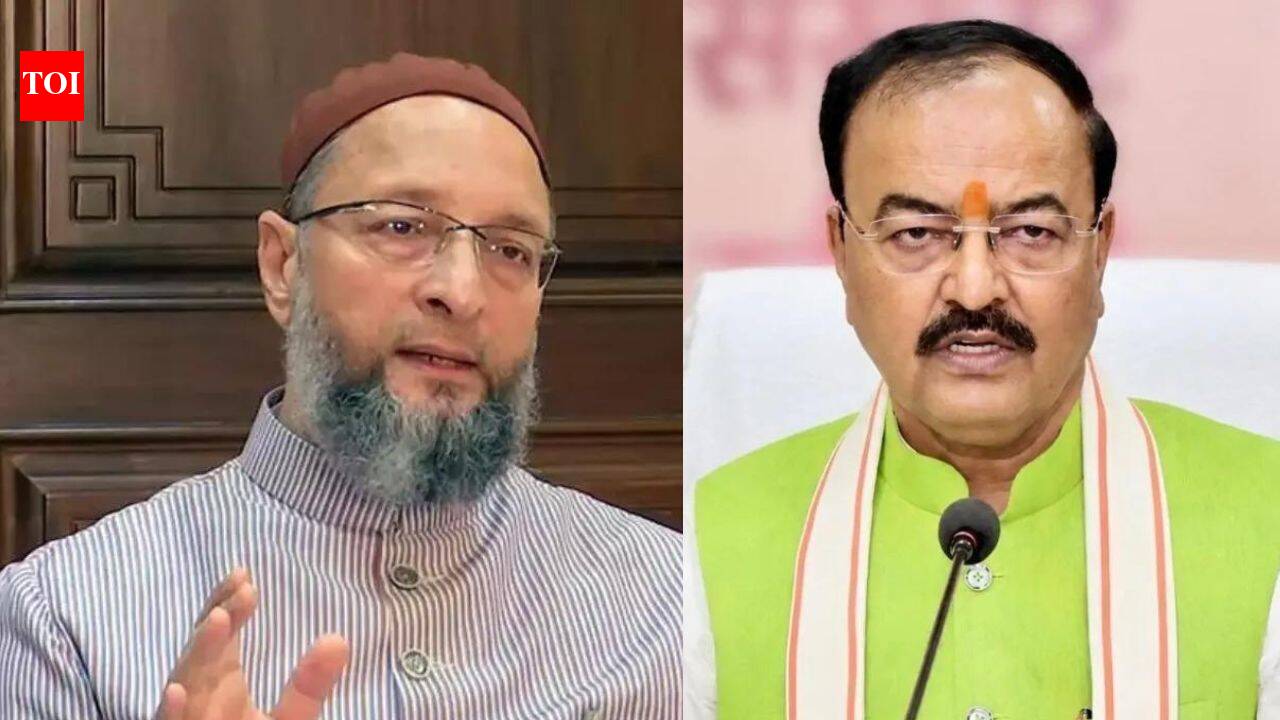 ‘Spewing venom to stay politically relevant’: Owaisi hits back with ‘chair-stool’ jab at Keshav Maurya over madrassa remarks | India News