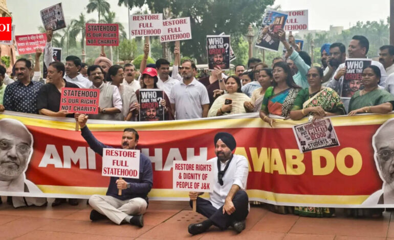 With all eye on delimitation & FCRA, Parliament monsoon session sinks deeper into deadlock | India News