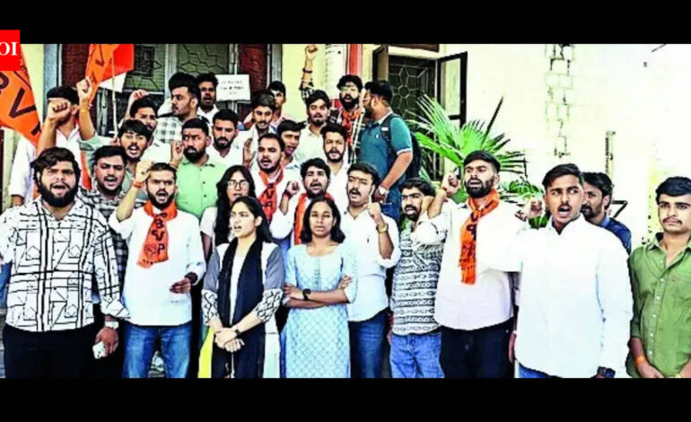 ABVP to continue ‘democratic protests’ against exam, recruitment irregularities | India News