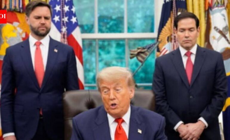 JD Vance over rubio for 2028? what trump reportedly told donors at private meeting | World News