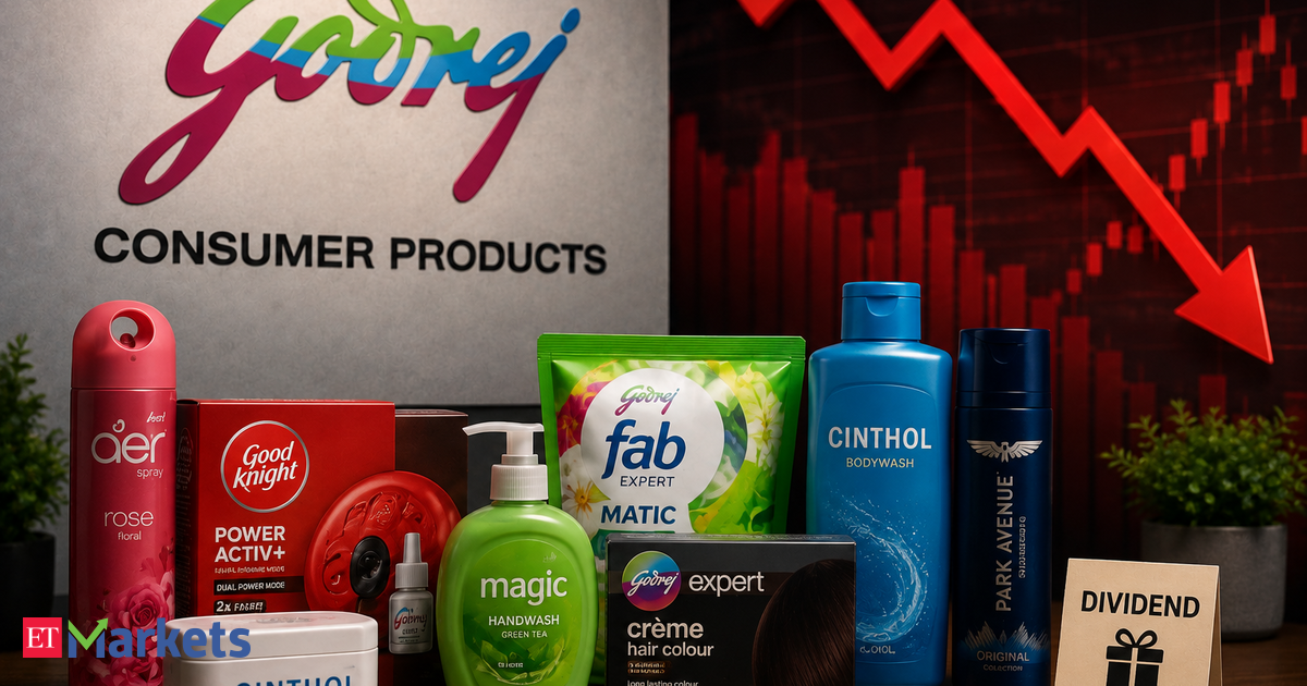Godrej Consumer shares slide 4% after Q1 margin falls amid commodity inflation; Rs 5/share dividend declared
